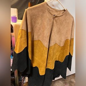 Beautiful Leather Poncho
